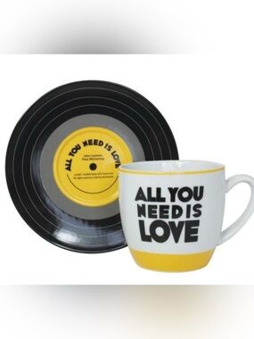The Beatles ‘All You Need Is Love’ Mug & Saucer Set